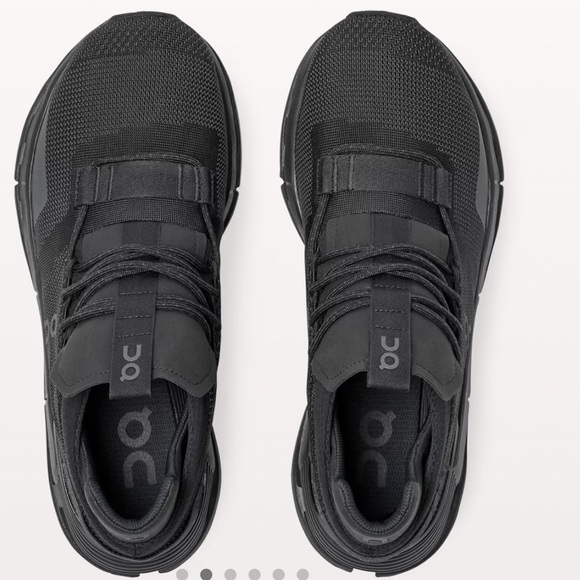 On Running Shoes - On Running Woman’s Black Athletic Shoes